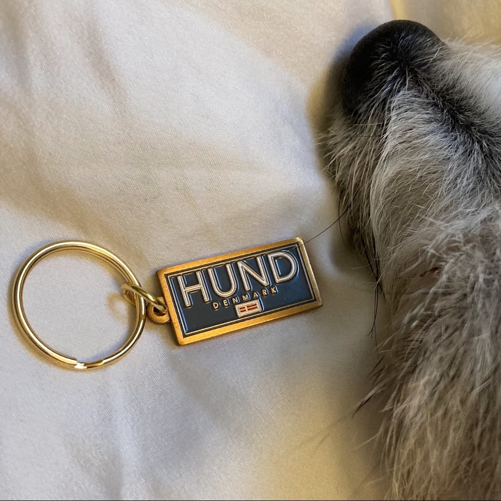 New HUND Denmark dog collar charm